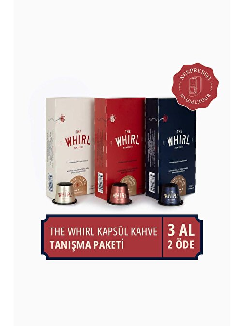 The Whirl Kapsül Kahve Tanışma Paketi 30 Kapsül