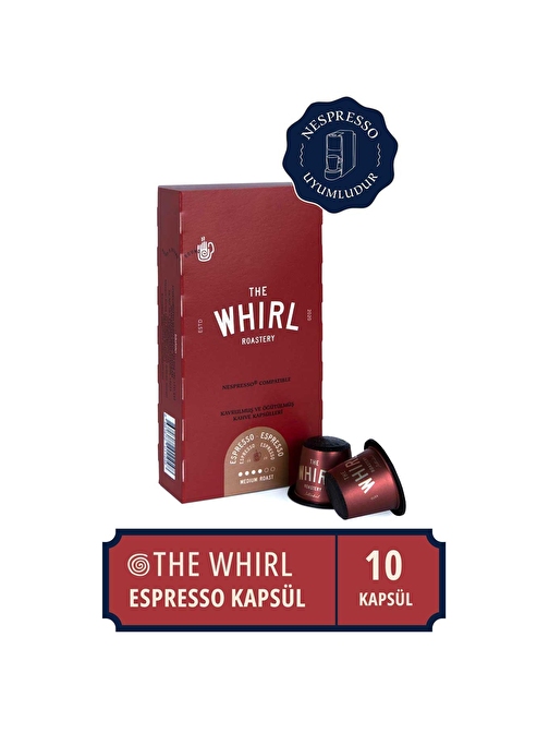 The Whirl Espresso Medium Kapsül Kapsül Kahve 10'lu