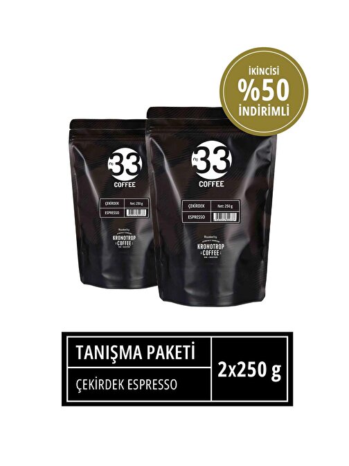 No 33 Espresso Çekirdek Kahve 2.%50 İndirimli