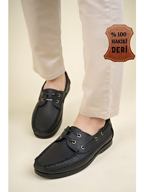 Muggo Dexter Garantili Hakiki Deri Erkek Günlük Klasik Casual Ayakkabı