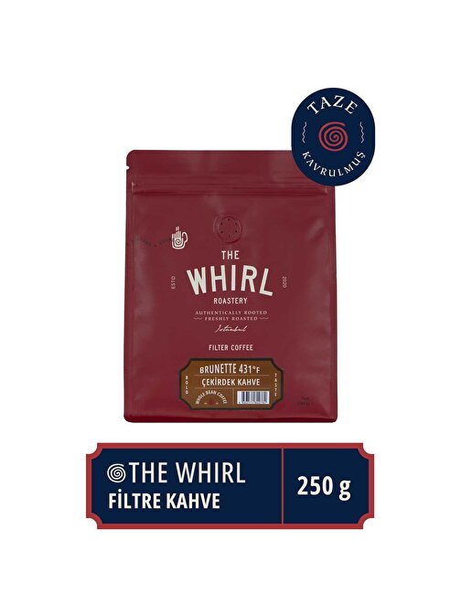 The Whirl Filtre Brunette 431°F Çekirdek Kahve 250 gr