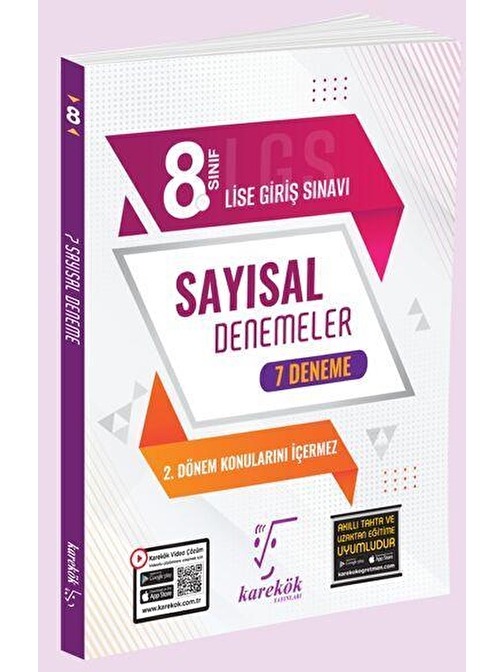 Karekök Yayınları 8. Sınıf LGS LGS Sayısal  Deneme