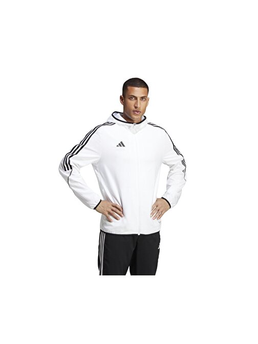 adidas Tiro23 L Wb Erkek Futbol Antrenman Ceketi HZ9068 Beyaz