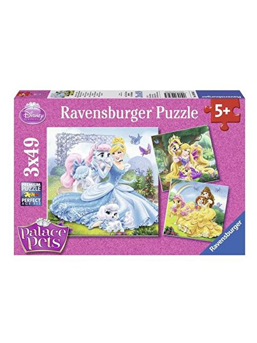Ravensburger 3X49 Disney Belle Cinderalla Rapunzel Rpk093465