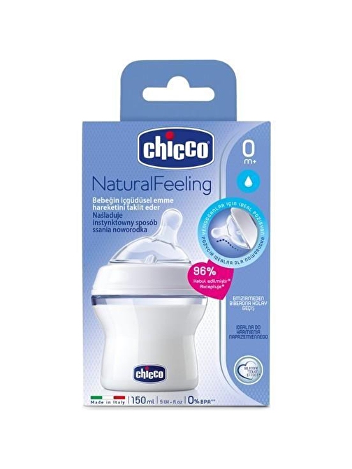 Chicco 8058664080977 Natural Feeling 0+ Ay Biberon 150 ml