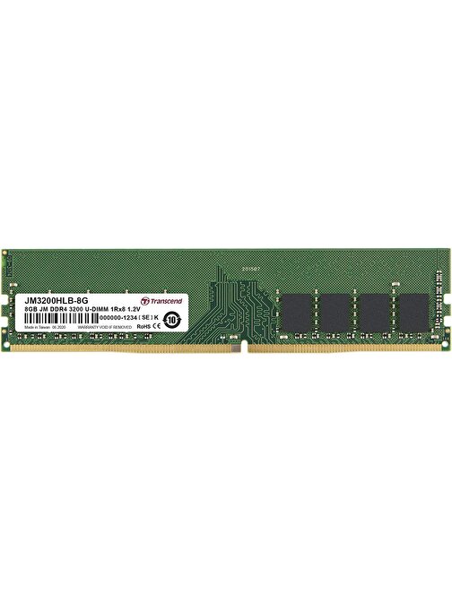 Transcend Jetram 8 GB CL22 DDR4 1x8 3200 Mhz Ram