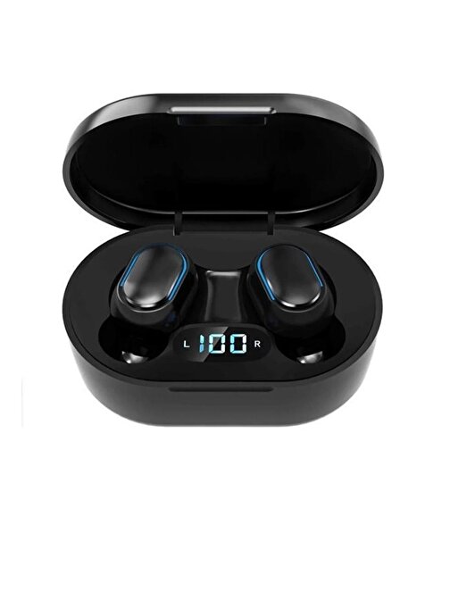 Torima E7S Kablosuz Silikonlu Mikrofonlu Kulak İçi Bluetooth Kulaklık Siyah