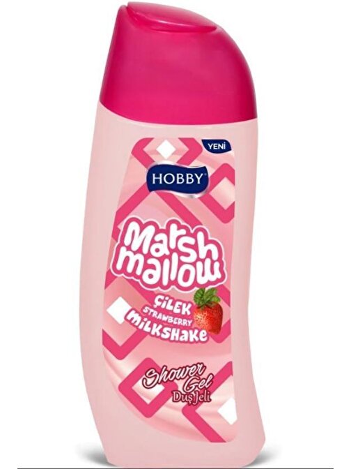 Hobby Marshmallow Çilek Milkshake Vücut Şampuanı 500ml