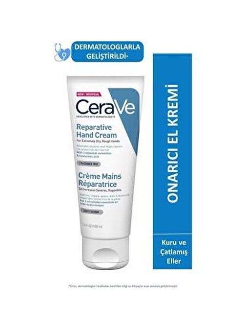 Cerave Reperative Hand Cream 100 ml Onarıcı El Kremi