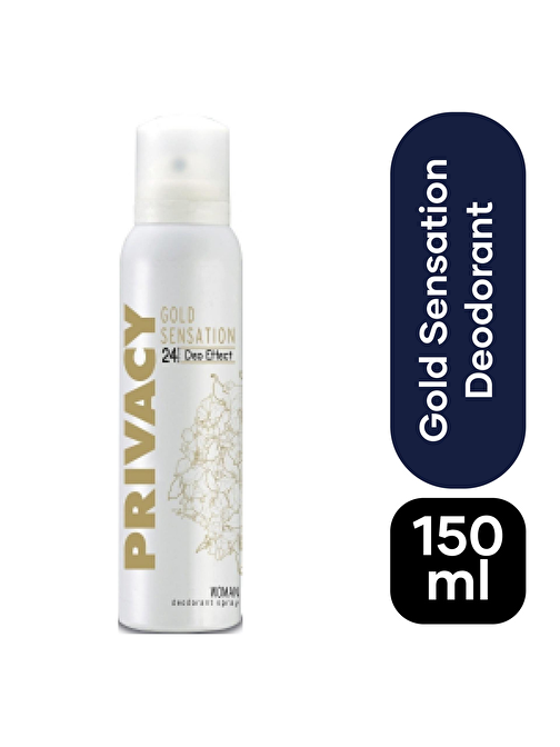 Privacy Gold Sensation Kadın Sprey Deodorant 150 Ml