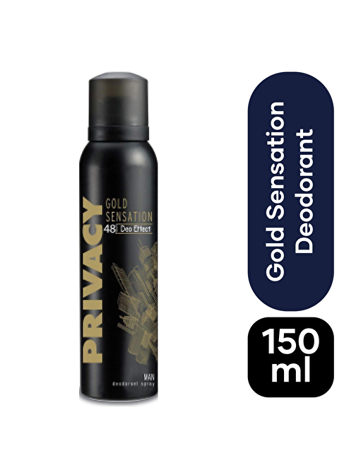 Privacy Man Gold Sensation Erkek Deodorant 150 ml