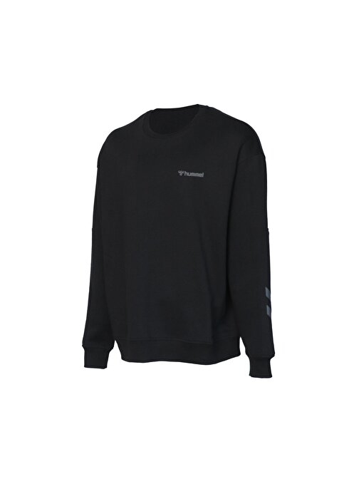 Hummel Noe Oversize Sweatshirt Erkek Günlük Sweatshirts 921630-2001 Siyah S