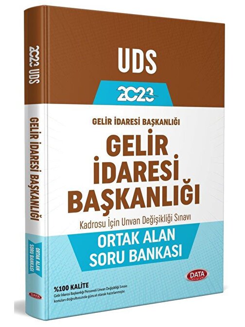 Uds Gelir İdaresi Başkanlığı Unvan Değişikliği Sınavı Soru Bankası Data Yayınları
