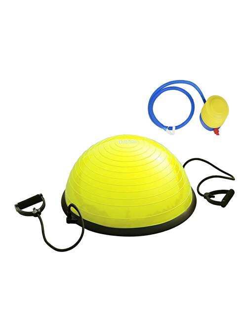 Delta Uluslararası Standart Ebatlarda 62 Cm Çap Bosu Ball Bosu Topu Pilates Denge Aleti Pompalı