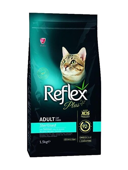 Reflex Plus Sterilised Somonlu Kısırlaştırılmış Yetişkin Kedi Maması 1.5 Kg