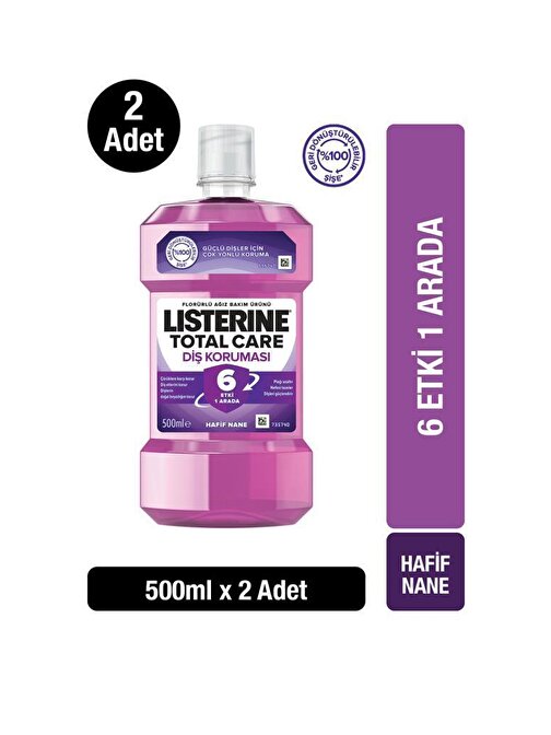 Listerine Total Care Ağız Bakım Suyu 2 x 500 ml