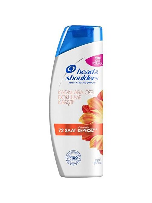 Head & Shoulders Kadınlara Özel Dökülme Karşıtı Kepeğe Karşı Etkili Yeni Aktif Formüllü Şampuan 350 ml