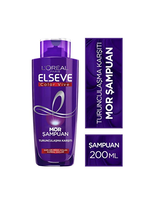 L'Oréal Paris Elseve Turunculaşma Karşıtı Mor Şampuan 200ml