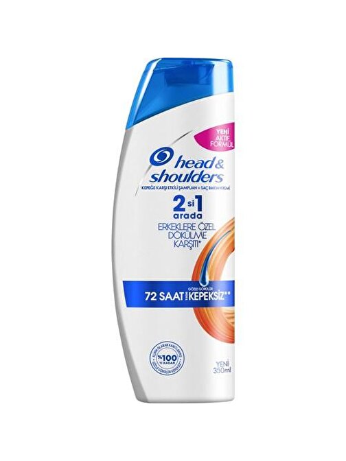 H&S Erkeklere Özel 2si1 Arada Dökülme Karşıtı Kepeğe Karşı Etkili Şampuan 350ml