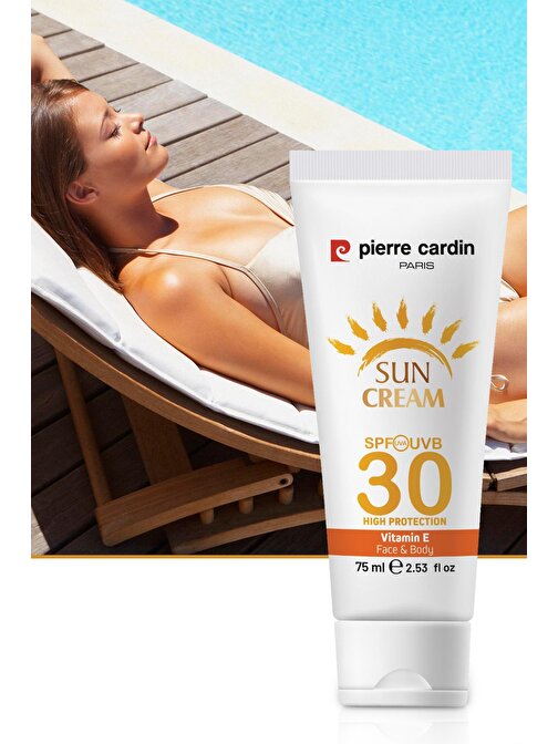 Pierre Cardin Koruyucu Güneş Kremi 30 Spf Yüksek Koruma - 75  Ml