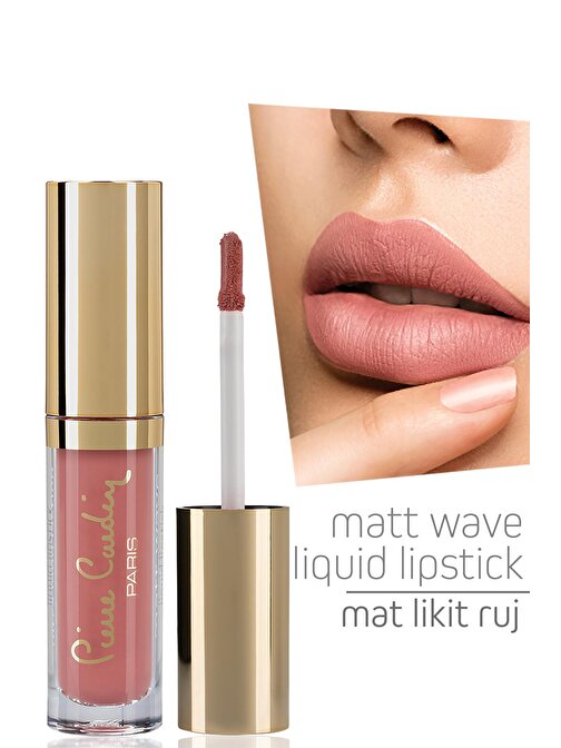 Pierre Cardin Matt Wave Liquid Lipstick – Mat Likit Ruj - Raspberry