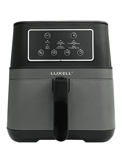 Luxell LXAF-01 1800 W 7.5 lt Sıcak Hava Fritöz Siyah