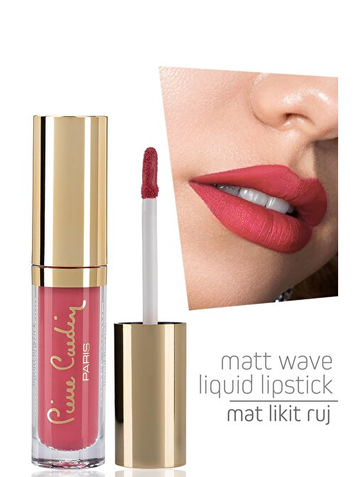 Pierre Cardin Matt Wave Liquid Lipstick – Mat Likit Ruj - Pastel Fushia