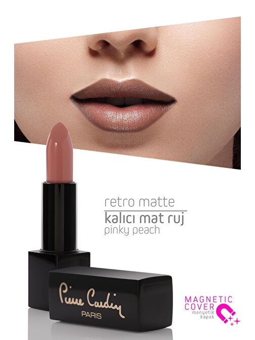 Pierre Cardin Retro Matte Lipstick - Pinky Peach - 144
