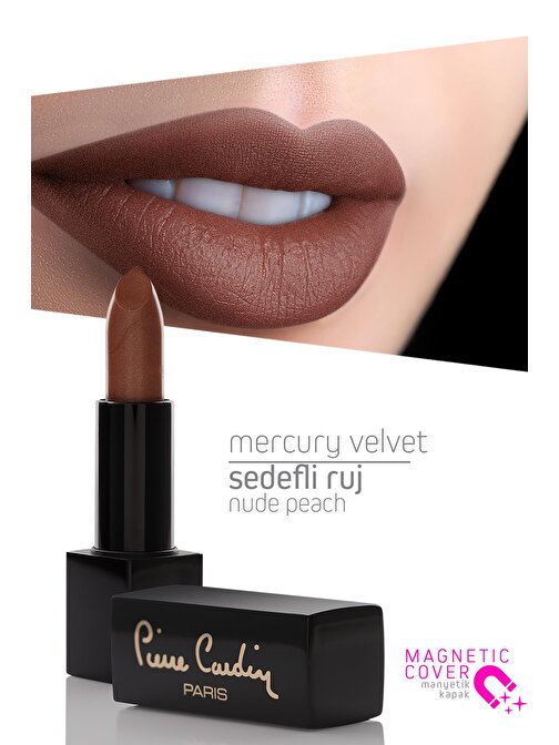 Pierre Cardin Mercury Velvet Lipstick - Nude Peach - 162