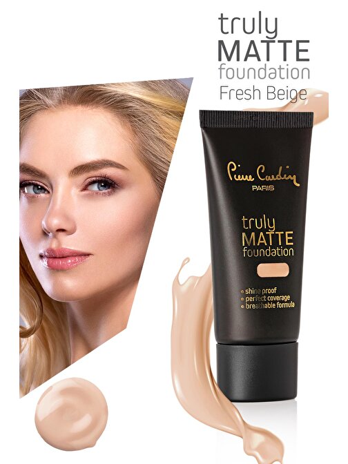 Pierre Cardin Truly Matte Fondöten - Fresh Beige