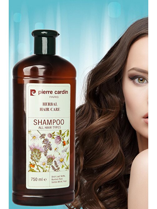 Pierre Cardin Herbal Şampuan For All Hair Types Bitkisel Şampuan 750 ml