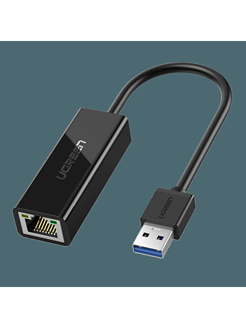 Ugreen Usb 3.0 Pc Mac Konsol Tv Box Ethernet Adaptörü Siyah