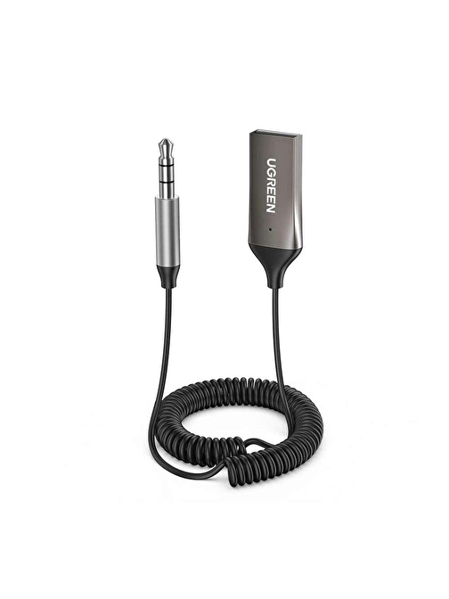 Ugreen Mikrofonlu 3.5mm Aux Bluetooth 5.0 Alıcı Adaptör Araç Kiti