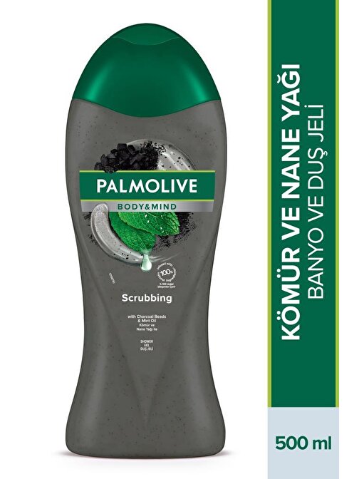 Palmolive  Body & Mind Kömür Ve Nane Yağı Banyo Ve Duş Jeli 500 ml