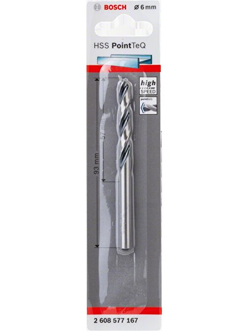 Bosch Hss-Pointeq Metal Matkap Ucu 6.0  Mm