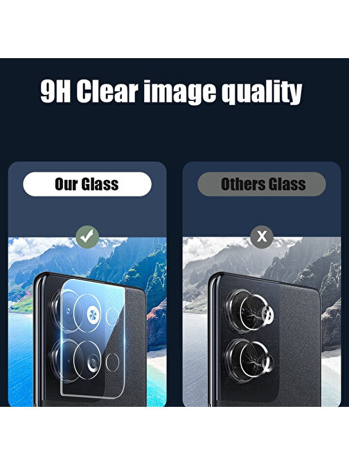 Coverzone Samsung Galaxy S23 Ultra Halcyon Tam Kaplayan Kamera Lens Koruyucu Siyah