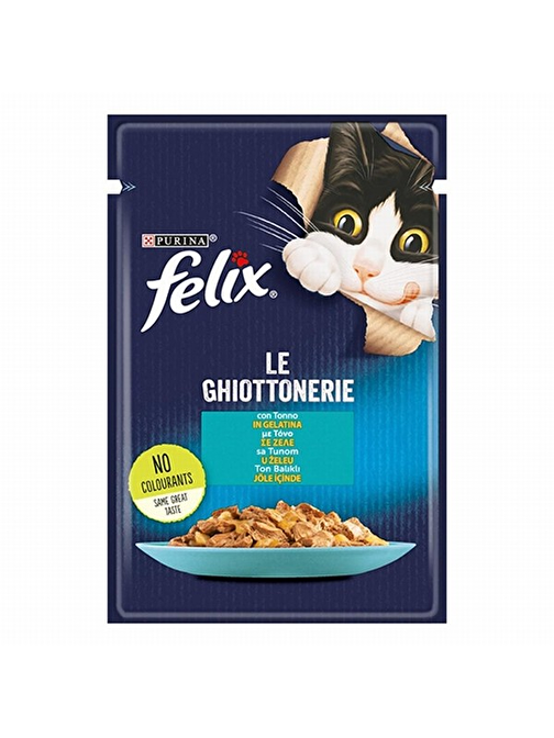 Felix Adult Pouch Ton Balıklı Yetişkin Kedi Konservesi 6 Adet 85 gr