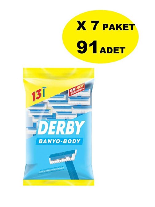 Derby Banyo Body 10+3 X 7 Paket- 91 Adet