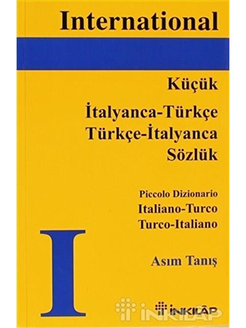 İnkılap Kitabevi - International Küçük İtalyanca - Türkçe Sözlük
