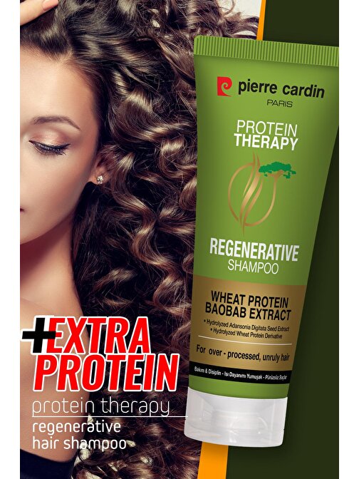 Pierre Cardin Protein Therapy Baobab Özlü Buğday Proteinli Canlandırıcı Saç Bakım Şampuanı 250 ml