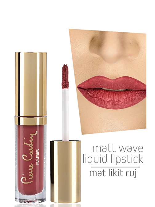 Pierre Cardin Matt Wave Liquid Lipstick – Mat Likit Ruj - Nectarine