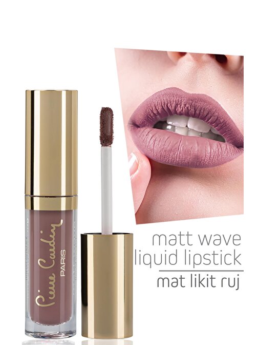 Pierre Cardin Matt Wave Liquid Lipstick – Mat Likit Ruj - Cappuccino