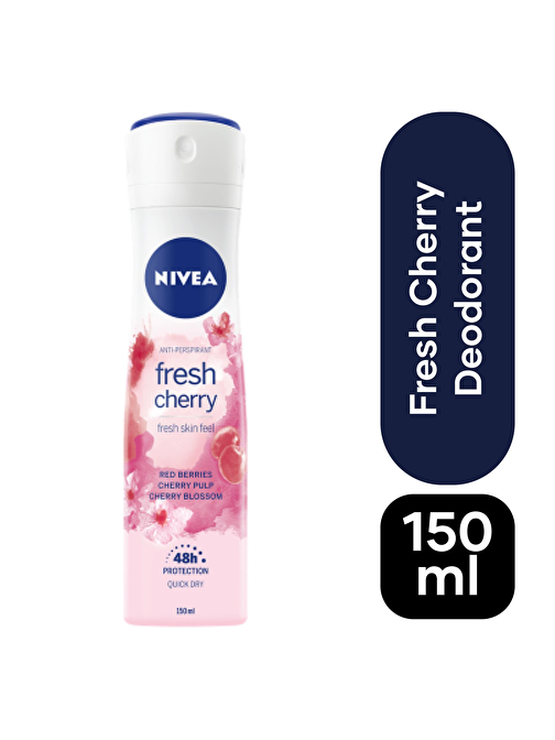 Nivea Fresh Cherry Kadın Sprey Deodorant 150 Ml