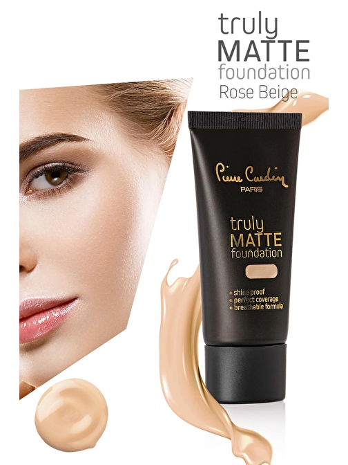 Pierre Cardin Truly Matte Fondöten - Rose Beige