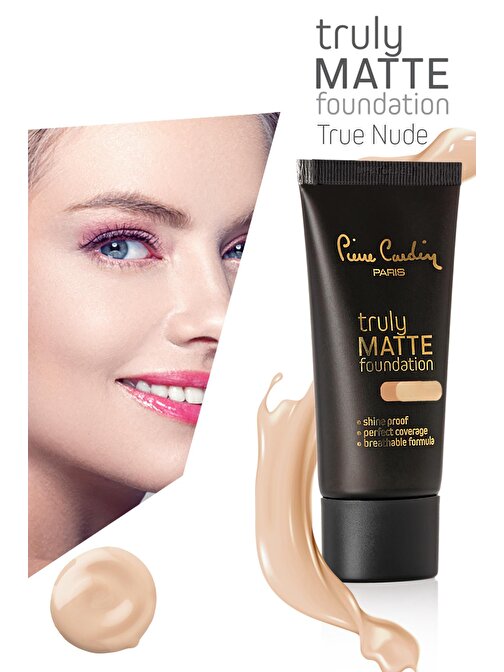 Pierre Cardin Truly Matte Fondöten - True Nude