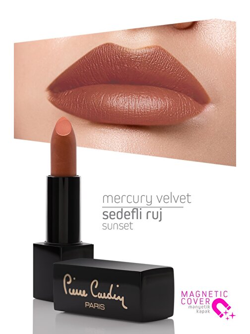 Pierre Cardin Mercury Velvet Lipstick - Sunset - 164