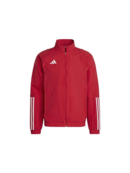 adidas Tiro23 C Pre Jk Erkek Futbol Antrenman Ceketi HI3054 Kırmızı