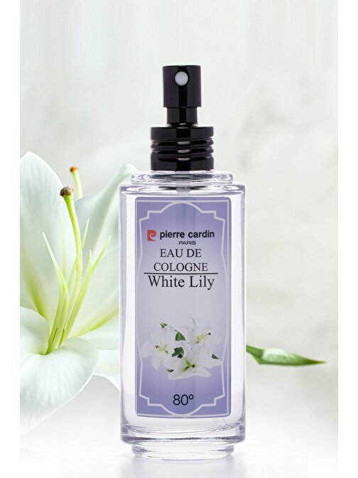 Pierre Cardin Cam Şişe Eau De Kolonya White Lily 100 ml