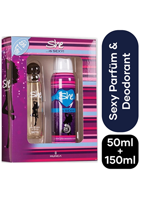 She Women Sexy Edt + Kadın Sprey Deodorant Set