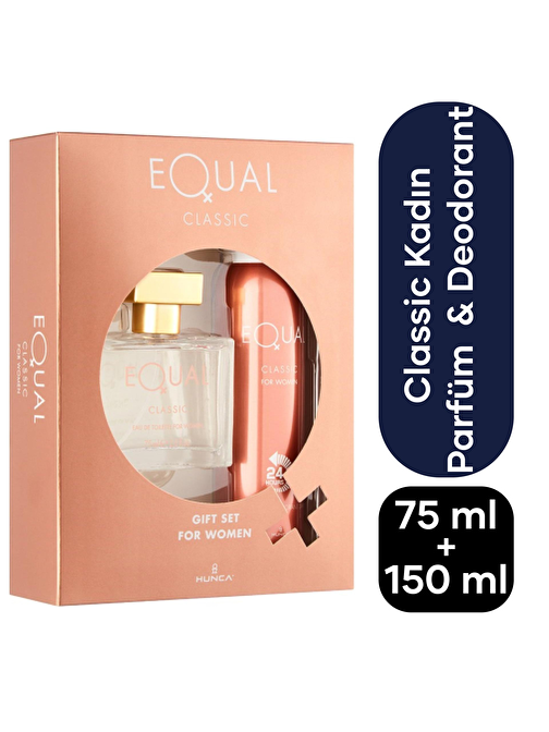 Equal Kadın Parfüm Classic 75 Ml + Deodorant 150 Ml
